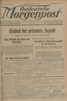 Ostdeutsche Morgenpost : Führende Wirtschaftszeitung. Jg.16, Nr. 21 (22 Januar 1934)
