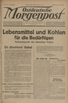 Ostdeutsche Morgenpost : Führende Wirtschaftszeitung. Jg.16, Nr. 24 (25 Januar 1934)
