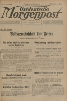 Ostdeutsche Morgenpost : Führende Wirtschaftszeitung. Jg.16, Nr. 25 (26 Januar 1934) + dod.