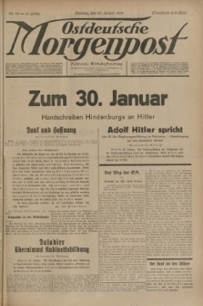 Ostdeutsche Morgenpost : Führende Wirtschaftszeitung. Jg.16, Nr. 29 (30 Januar 1934)