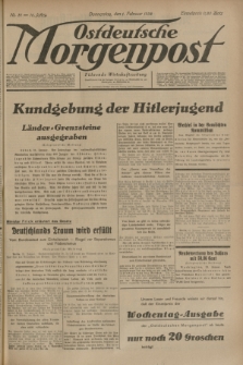Ostdeutsche Morgenpost : Führende Wirtschaftszeitung. Jg.16, Nr. 31 (1 Februar 1934)