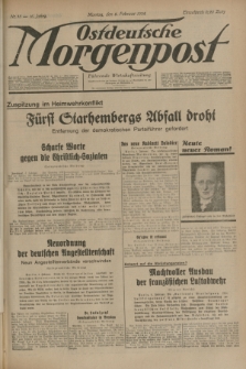 Ostdeutsche Morgenpost : Führende Wirtschaftszeitung. Jg.16, Nr. 35 (5 Februar 1934)