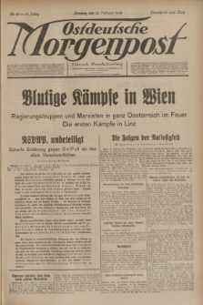 Ostdeutsche Morgenpost : Führende Wirtschaftszeitung. Jg.16, Nr. 43 (13 Februar 1934)