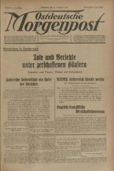 Ostdeutsche Morgenpost : Führende Wirtschaftszeitung. Jg.16, Nr. 44 (14 Februar 1934)