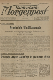 Ostdeutsche Morgenpost : Führende Wirtschaftszeitung. Jg.16, Nr. 46 (16 Februar 1934)