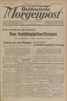 Ostdeutsche Morgenpost : Führende Wirtschaftszeitung. Jg.16, Nr. 47 (17 Februar 1934)