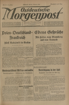 Ostdeutsche Morgenpost : Führende Wirtschaftszeitung. Jg.16, Nr. 51 (21 Februar 1934)