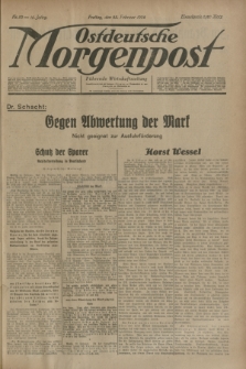 Ostdeutsche Morgenpost : Führende Wirtschaftszeitung. Jg.16, Nr. 53 (23 Februar 1934)