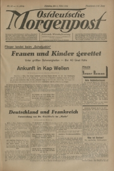 Ostdeutsche Morgenpost : Führende Wirtschaftszeitung. Jg.16, Nr. 60 (6 März 1934)