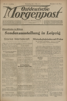 Ostdeutsche Morgenpost : Führende Wirtschaftszeitung. Jg.16, Nr. 62 (8 März 1934)