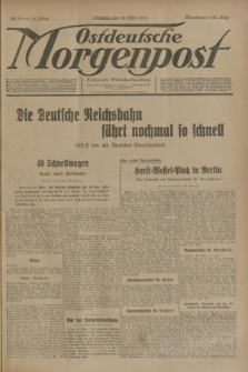 Ostdeutsche Morgenpost : Führende Wirtschaftszeitung. Jg.16, Nr. 67 (13 März 1934)