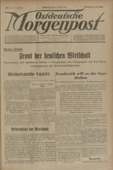 Ostdeutsche Morgenpost : Führende Wirtschaftszeitung. Jg.16, Nr. 68 (14 März 1934)