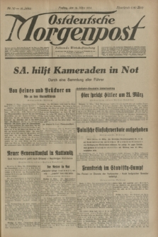 Ostdeutsche Morgenpost : Führende Wirtschaftszeitung. Jg.16, Nr. 70 (16 März 1934)