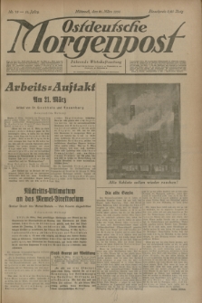 Ostdeutsche Morgenpost : Führende Wirtschaftszeitung. Jg.16, Nr. 75 (21 März 1934)