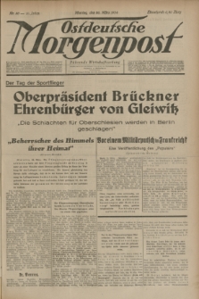 Ostdeutsche Morgenpost : Führende Wirtschaftszeitung. Jg.16, Nr. 80 (26 März 1934)