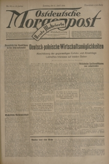 Ostdeutsche Morgenpost : Führende Wirtschaftszeitung. Jg.16, Nr. 92 (8 April 1934) + dod.