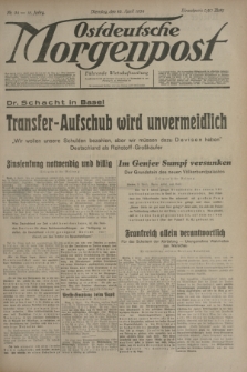 Ostdeutsche Morgenpost : Führende Wirtschaftszeitung. Jg.16, Nr. 94 (10 April 1934)