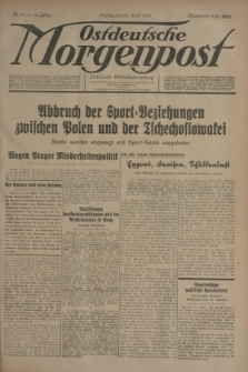 Ostdeutsche Morgenpost : Führende Wirtschaftszeitung. Jg.16, Nr. 97 (13 April 1934)
