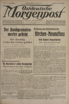 Ostdeutsche Morgenpost : Führende Wirtschaftszeitung. Jg.16, Nr. 98 (14 April 1934)