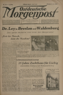 Ostdeutsche Morgenpost : Führende Wirtschaftszeitung. Jg.16, Nr. 109 (25 April 1934)