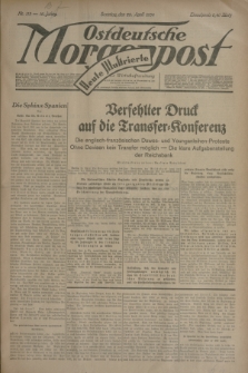 Ostdeutsche Morgenpost : Führende Wirtschaftszeitung. Jg.16, Nr. 113 (29 April 1934) + dod.