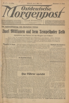 Ostdeutsche Morgenpost : Führende Wirtschaftszeitung. Jg.16, Nr. 116 (2 Mai 1934)