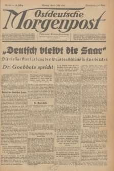 Ostdeutsche Morgenpost : Führende Wirtschaftszeitung. Jg.16, Nr. 121 (7 Mai 1934)