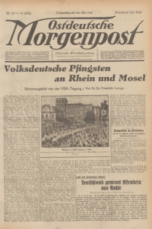 Ostdeutsche Morgenpost : Führende Wirtschaftszeitung. Jg.16, Nr. 137 (24 Mai 1934)