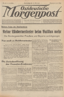 Ostdeutsche Morgenpost : Führende Wirtschaftszeitung. Jg.16, Nr. 144 (31 Mai 1934) + dod.