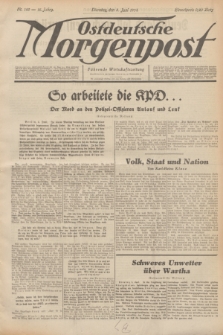 Ostdeutsche Morgenpost : Führende Wirtschaftszeitung. Jg.16, Nr. 149 (5 Juni 1934)