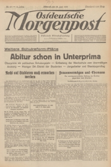 Ostdeutsche Morgenpost : Führende Wirtschaftszeitung. Jg.16, Nr. 157 (13 Juni 1934)