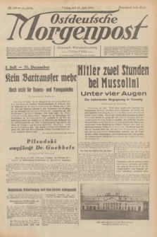Ostdeutsche Morgenpost : Führende Wirtschaftszeitung. Jg.16, Nr. 159 (15 Juni 1934)