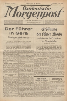 Ostdeutsche Morgenpost : Führende Wirtschaftszeitung. Jg.16, Nr. 162 (18 Juni 1934)