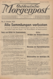 Ostdeutsche Morgenpost : Führende Wirtschaftszeitung. Jg.16, Nr. 178 (4 Juli 1934)