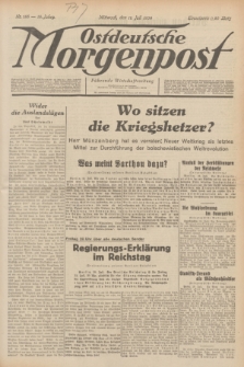 Ostdeutsche Morgenpost : Führende Wirtschaftszeitung. Jg.16, Nr. 185 (11 Juli 1934)