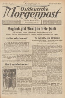 Ostdeutsche Morgenpost : Führende Wirtschaftszeitung. Jg.16, Nr. 186 (12 Juli 1934)