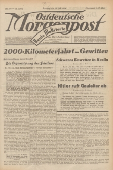 Ostdeutsche Morgenpost : Führende Wirtschaftszeitung. Jg.16, Nr. 196 (22 Juli 1934) + dod.