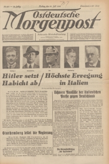 Ostdeutsche Morgenpost : Führende Wirtschaftszeitung. Jg.16, Nr. 201 (27 Juli 1934)