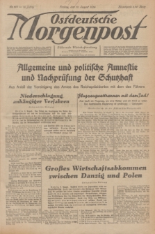 Ostdeutsche Morgenpost : Führende Wirtschaftszeitung. Jg.16, Nr. 215 (10 August 1934)