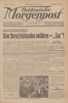 Ostdeutsche Morgenpost : Führende Wirtschaftszeitung. Jg.16, Nr. 220 (15 August 1934)