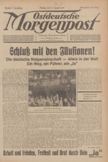 Ostdeutsche Morgenpost : Führende Wirtschaftszeitung. Jg.16, Nr. 222 (17 August 1934)