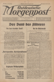 Ostdeutsche Morgenpost : Führende Wirtschaftszeitung. Jg.16, Nr. 226 (21 August 1934)