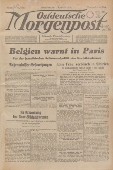 Ostdeutsche Morgenpost : Führende Wirtschaftszeitung. Jg.16, Nr. 237 (1 September 1934)