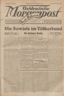 Ostdeutsche Morgenpost : Führende Wirtschaftszeitung. Jg.16, Nr. 252 (16 September 1934)