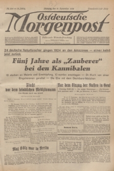 Ostdeutsche Morgenpost : Führende Wirtschaftszeitung. Jg.16, Nr. 254 (18 September 1934)