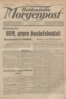 Ostdeutsche Morgenpost : Führende Wirtschaftszeitung. Jg.16, Nr. 255 (19 September 1934)