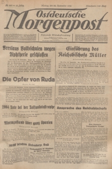 Ostdeutsche Morgenpost : Führende Wirtschaftszeitung. Jg.16, Nr. 260 (24 September 1934)