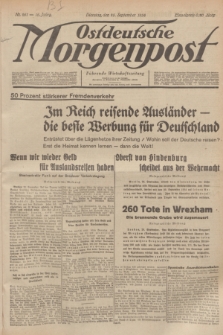 Ostdeutsche Morgenpost : Führende Wirtschaftszeitung. Jg.16, Nr. 261 (25 September 1934)