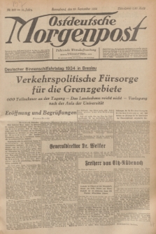 Ostdeutsche Morgenpost : Führende Wirtschaftszeitung. Jg.16, Nr. 265 (29 September 1934)