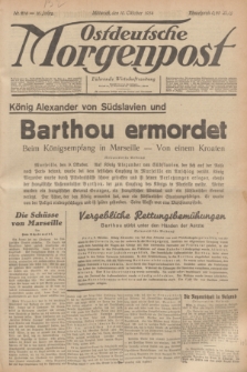 Ostdeutsche Morgenpost : Führende Wirtschaftszeitung. Jg.16, Nr. 276 (10 Oktober 1934)
